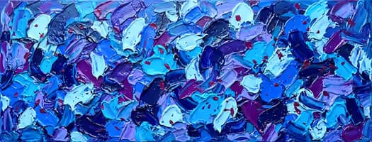 Blue painted background